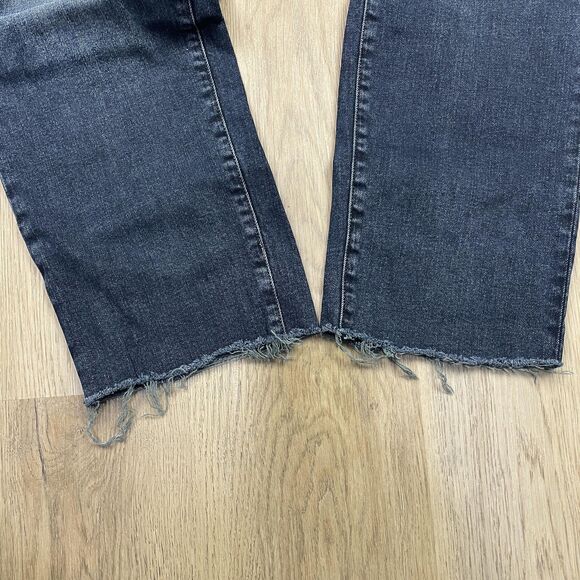 Flint and Tinder Jeans Mens 32x32 Blue Relaxed Fit Straight Distressed Made USA - Picture 6 of 12